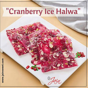 Cranberry Ice Halwa