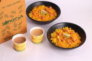 2 Poha + 2 Adrak Chai