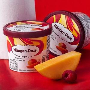 Mango Raspberry Ice Cream (473ml)