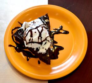 Brownie With Ice Cream