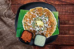 Open Butter Masala Dosa