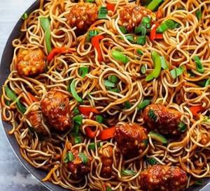 Veg Noodles &  Veg Manchurian 