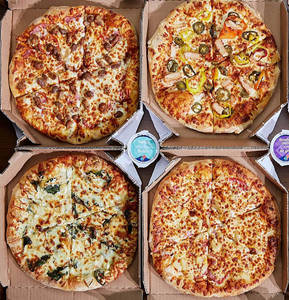 Fantastic 4  Non Veg Pizza