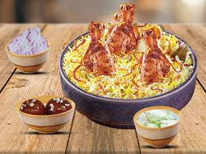 Kolkata Chicken Biryani-1 Kg (Serves 2)