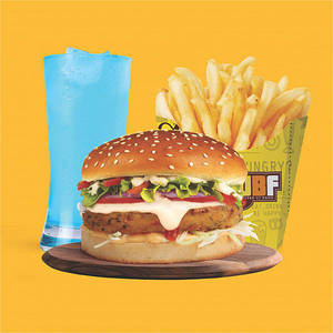 Aloo Tikki Burger Combo