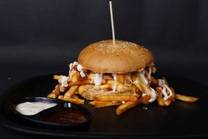 Messy Fries Burger