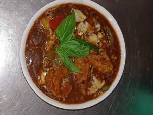 Prawns Chilly Basil Sauce