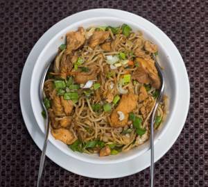 Chicken Noodles(half plate )