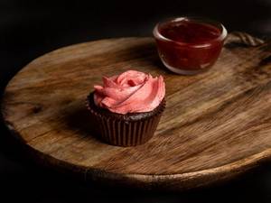 Choco Strawberry Cupcake