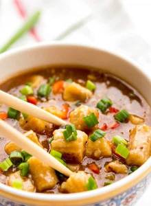 Chilli Baby Corn Gravy