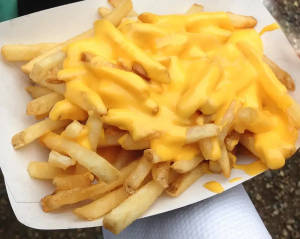 Cheese cheese fries