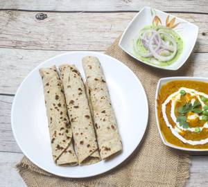 3 Tawa Roti + Matar Paneer