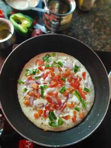 Onion Tomato Uttapam