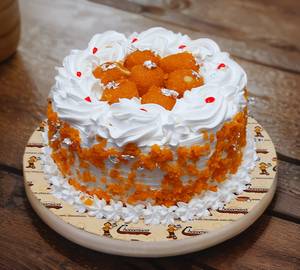 Motichur Cake Eggless