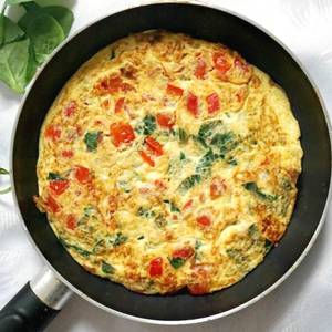 Vegetable Omelette [4 Eggs]