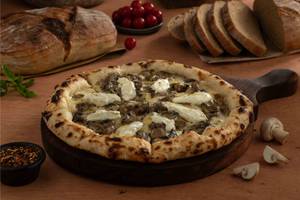 Sourdough Mushroom with Truffle Oil Pizza