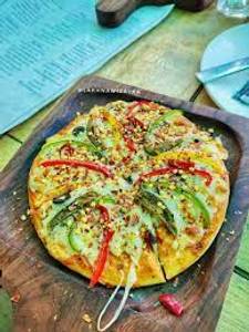 Large Green House Pizza