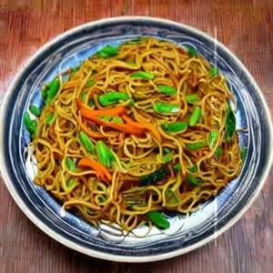 Veg Schezwan Flat Noodles