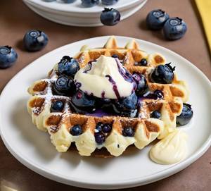 Blueberry waffle