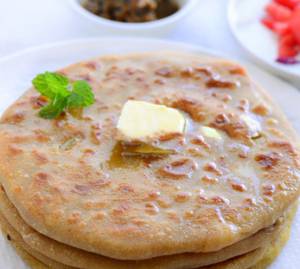 Stuffed paratha aloo gobi onion