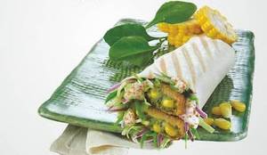Makka Palak Roll With Cheese 