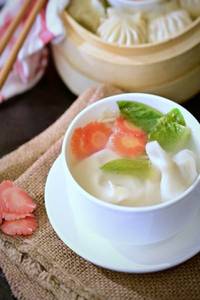 Veg Wonton Soup