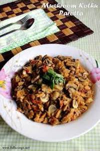 Chettinadu Mushroom Kothu