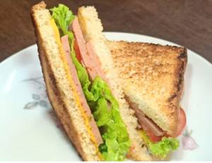 Chicken Salami Cheese Sandwich