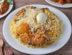 Chicken Biryani With Egg