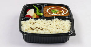 Jeera Rice + Dal Makhni + Salad ( Haya ) 3cp Box