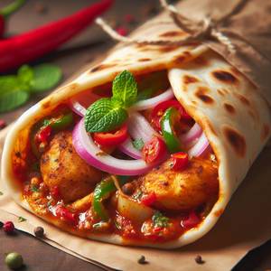 Butter Chicken Roll