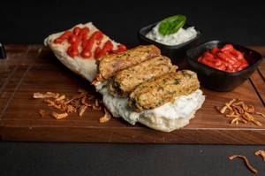 Herb Chicken Seekh Gluten Freepav Sandwich (2pcs)
