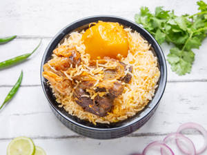 Mutton Biryani With Gravy Free Salads