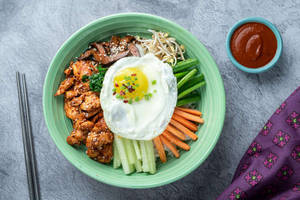 Bi Bim Bap Rice Meal
