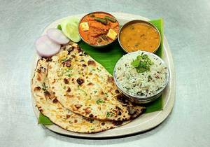 Butter Kulcha + Jeera Rice