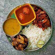 Egg thali
