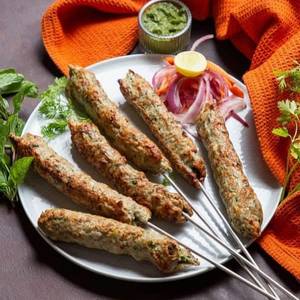 Chicken Seekh Kebab (6 Pieces)