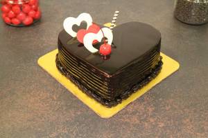 Choco Truffle Heart Shape Cake