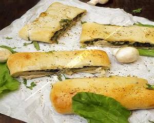 Mushroom Spinach Roll
