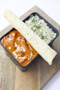 Boneless Murgh Masala Tikka Meal [650 Ml] + 1 Roti + Jeera Rice