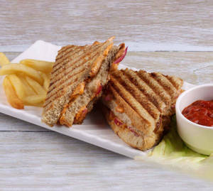 Chicken Cheese Grilled Sandwich