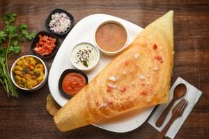 Onion Tomato Masala Dosa