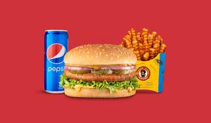 American Grilled Chicken Burger Combo