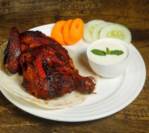 Grilled chicken half