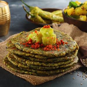 Methi Thepla  Sukhi Bhaji Combo