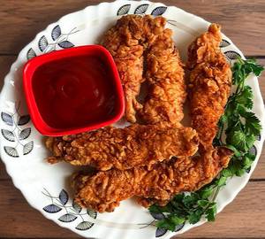 Kfc halal Chicken strips home made