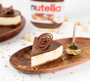 Nutella New York Cheesecake Slice