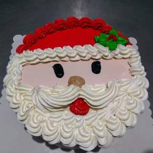 Santa Claus Face Cake 