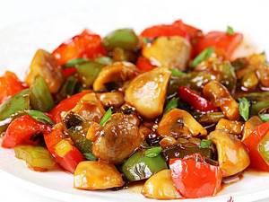 Mushroom Chilli
