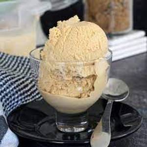 Butterscotch Milk Shake With Vanilla Ice 